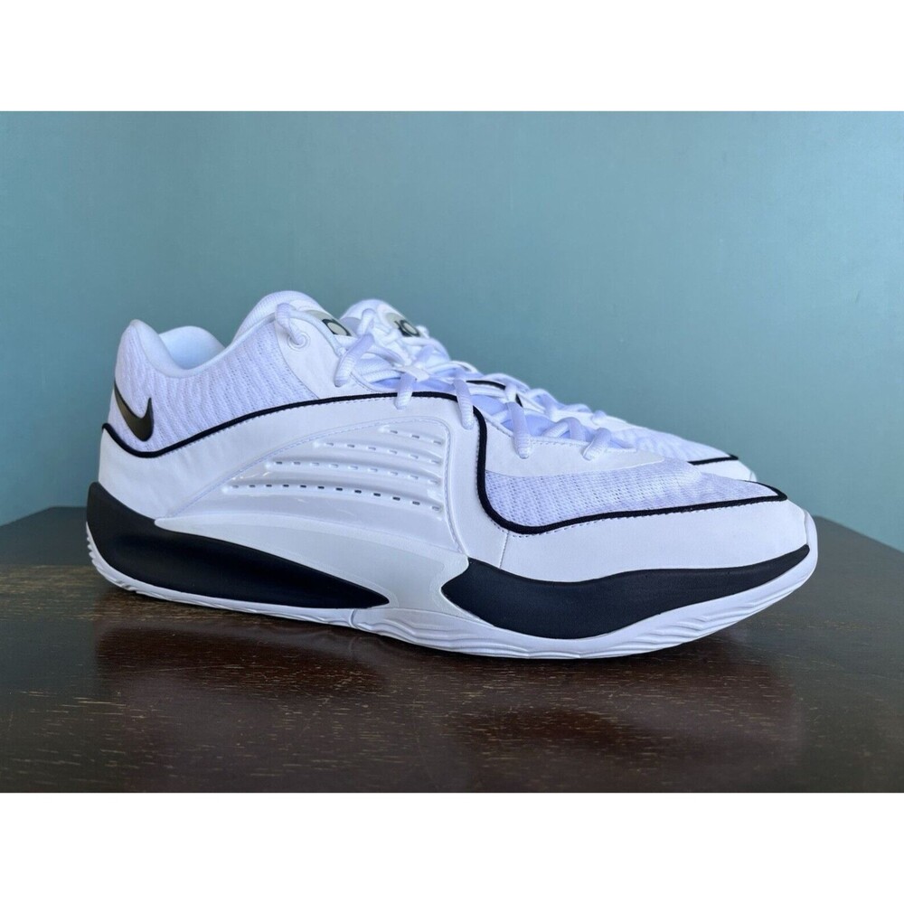 Nike KD 16 TB White/Black Basketball Shoes Men's Size 15 FN7091-100